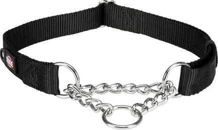 Produktbild von Trixie Premium Zug-Stopp Halsband Schwarz Größe L-XL