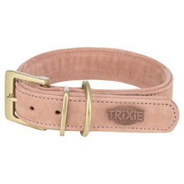 Produktbild von Trixie Pure Halsband, Leder extra breit rosa, Größe: M-L