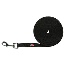 Produktbild von TRIXIE Schleppleine gummiert schwarz 5 m/15 mm - 5 m