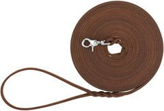 TRIXIE Schleppleine Leather dunkelbraun 10 m 8 mm - 10 m – Bild 1 von 6