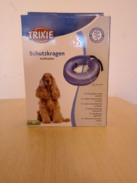 Trixie Schutzkragen aufblasbar blau M 40-45 cm – Bild 1 von 2