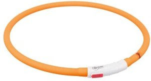 Produktbild von TRIXIE Sicherheits- und Leuchthalsband für Hunde See me orange - 1 Stk.