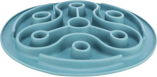 Produktbild von TRIXIE Slow Feeding Hundefuttermatte blau