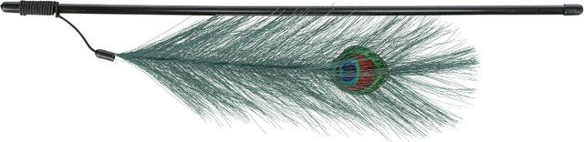 Produktbild von Trixie Spielangel mit Pfauenfeder - 47 cm