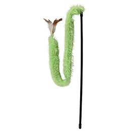 Produktbild von Trixie Spielangel mit Plüschband - 49 cm