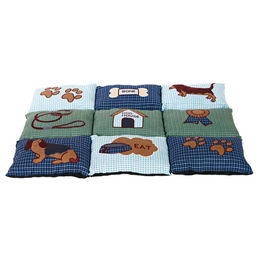 TRIXIE Tierdecke Patchwork blau/grün – Bild 1 von 2
