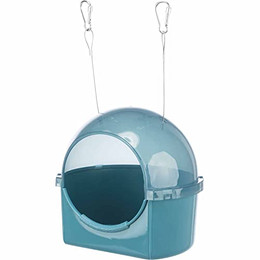 Produktbild von TRIXIE Tierhaus Badehaus für Kanarien und Wellensittiche blau