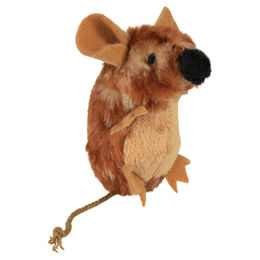 Produktbild von TRIXIE Tierkuscheltier Stehende Maus Plüsch mit Sound - 4 x 8 cm