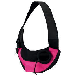TRIXIE Tiertransporttasche Fronttasche Sling pink/schwarz für Hunde – Bild 1 von 2