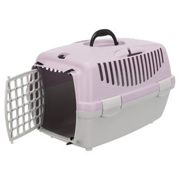 Trixie Transportbox Capri hellgrau/flieder für Katzen – Bild 1 von 2