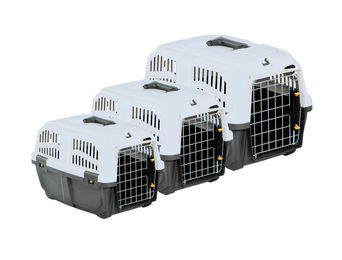 Trixie Transportbox Skudo S grau/creme – Bild 1 von 11