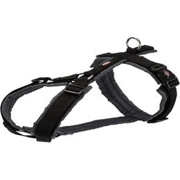 Produktbild von TRIXIE Trekkinggeschirr New Premium M 53-64cm/20mm schwarz/Graphit Hund