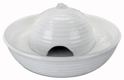 Produktbild von TRIXIE Trinkbrunnen Vital Flow Mini Keramik 0,8 l weiß - 0,8 l