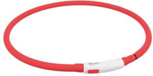 Produktbild von TRIXIE USB Leuchthalsband rot XS-XL - 70 cm