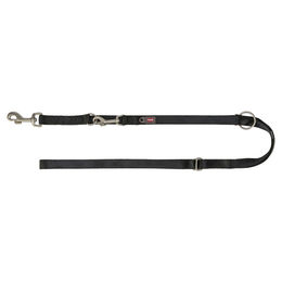 TRIXIE verstellbare Hundeleine schwarz 2 m 15 mm - 2 m – Bild 1 von 4