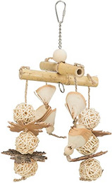 Produktbild von TRIXIE Vogel Naturspielzeug aus Bambus, Rattan und Holz - 1 Stk.