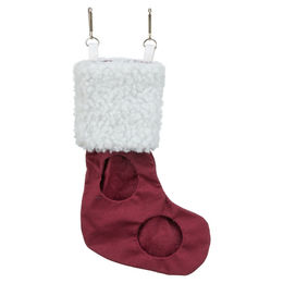 Produktbild von Trixie Weihnachtsstrumpf rot/weiß für Kleintiere