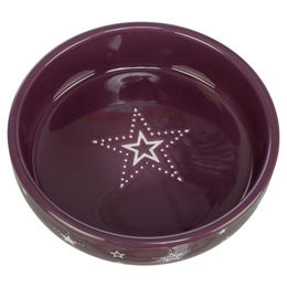 Produktbild von Trixie X-Mas Keramiknapf dunkelgrün für Hunde, Fassungsvermögen: 400 ml