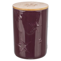 Produktbild von Trixie Xmas Leckerlidose bordeaux, Maße: ø 13 x 19 cm