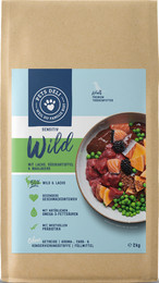Produktbild von Trockenfutter Ente & Hirsch mit Süßkartoffel, Karotte & Blaubeere für Hunde - 2 kg