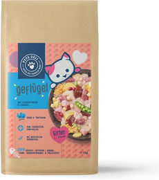 Produktbild von Trockenfutter Junior Geflügel mit Kichererbsen & Lachsöl für Katzen - 2 kg