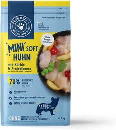 Produktbild von Trockenfutter MINI Soft Huhn mit Kürbis & Preiselbeere für Hunde - 400 g