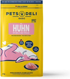 Produktbild von Trockenfutter Pute für Hunde - 2kg ✓ getreidefrei & zuckerfrei ✓ Welpen von Pets Deli
