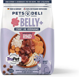 Produktbild von Trockenfutter Rind für Hunde - 2kg ✓ getreidefrei & zuckerfrei ✓ Adult von Pets Deli