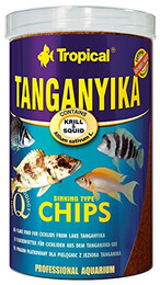 Produktbild von Tropical Tanganyika Chips Spezialfutter für große Tanganjikasee-Cichliden - 1 l