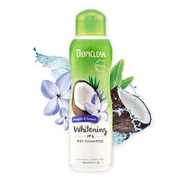 Produktbild von TropiClean Awapuhi & Coconut Whitening Shampoo für Haustiere - 355 ml