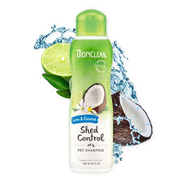 Produktbild von TropiClean Shed Control Limette & Kokos Shampoo - 355 ml