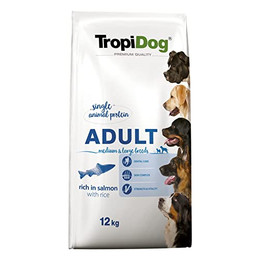 Produktbild von Tropidog Premium Adult Medium & Large Lachs - 12 kg