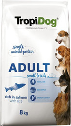 Produktbild von Tropidog Premium Adult Small Lachs - 8 kg