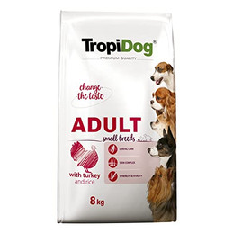 Produktbild von Tropidog Premium Adult Small Truthahn & Reis - 8 kg
