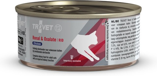 Produktbild von Trovet Renal & Oxalate Huhn Katzennassfutter - 100 g