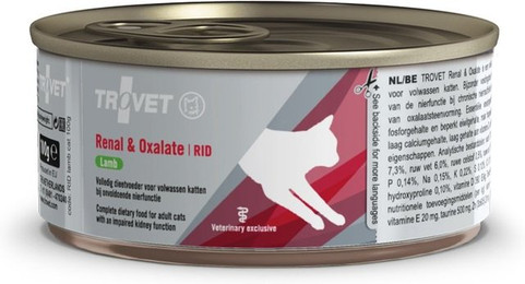 Produktbild von Trovet Renal & Oxalate RID Lamm Nassfutter für Katzen - 100 g