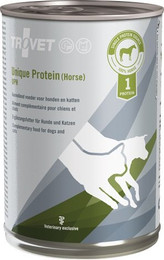 Produktbild von TROVET Unique Protein Horse UPH Nassfutter für Hunde und Katzen mit Pferdefleisch 400 g
