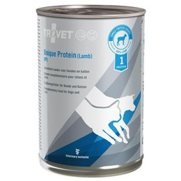Produktbild von TROVET Unique Protein Lamm Nassfutter für Hunde und Katzen - 400 g