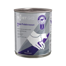 Produktbild von TROVET Unique Protein Venison UPV Nassfutter für Hunde und Katzen mit Wildfleisch - 6 x 0,8 kg
