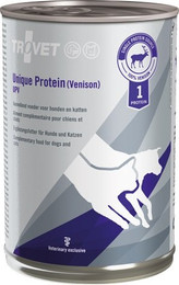 Produktbild von TROVET Unique Protein Venison UPV Nassfutter mit Wildfleisch - 6 x 400 g