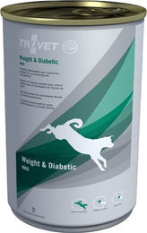 TROVET Weight & Diabetic WRD Hundefutter - Dosen - 6 x 400 g – Bild 1 von 5
