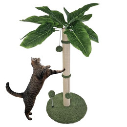 Produktbild von TRUTZHOLM Kratzbaum Palme 85 cm mit Frottee & Sisal