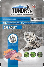 Produktbild von Tundra Cat 85 Gramm Katzennassfutter Sparpaket 32 x 85 Gramm Ente, Truthahn & Lachs