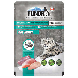 Produktbild von Tundra Cat Ente, Pute & Fasan Nassfutter - 16 x 85 g