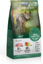 Produktbild von TUNDRA Dog Grizzly Hirsch, Ente & Lachs Hundetrockenfutter Sparpaket 2 x 11,34 Kilogramm