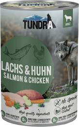 Produktbild von Tundra Dog Lachs & Huhn 6x400g