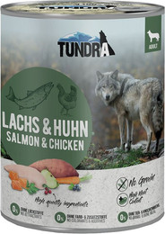 Produktbild von Tundra Dog Lachs & Huhn 6x800g