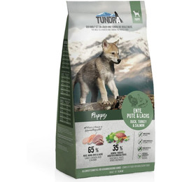 Produktbild von Tundra Dog Puppy Trockenfutter mit Pute, Ente & Lachs - 2 x 11,34 kg