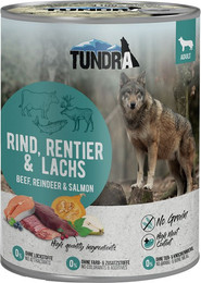 Produktbild von Tundra Dog Rind, Rentier und Lachs 6x800g