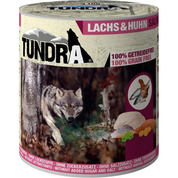 Produktbild von Tundra Hunde-Nassfutter Hirsch, Lachs & Ente - 800 g
